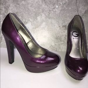 G by Guess purple pumps